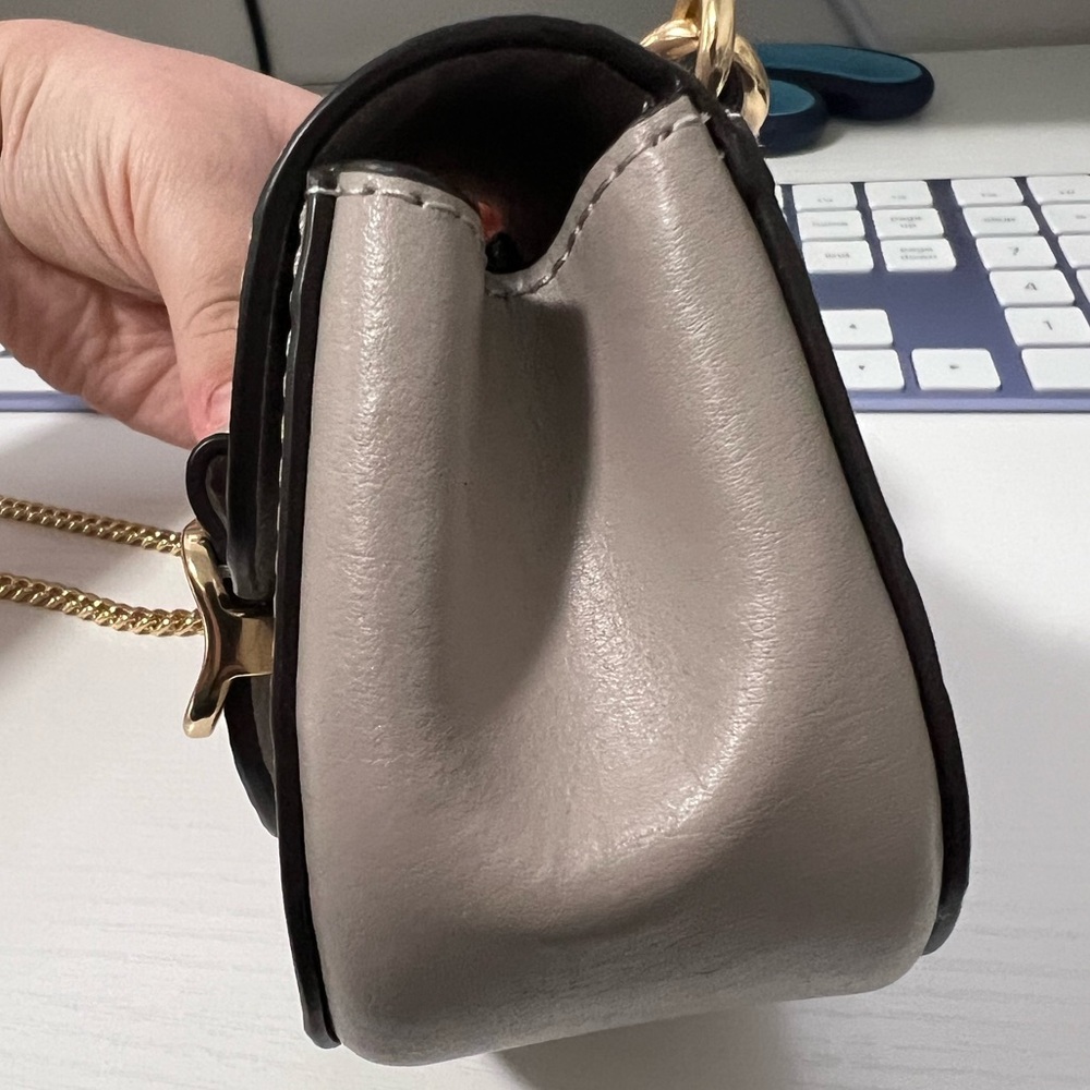 SOLD on Another Platform! Coach Taupe Croc-Embossed Crossbody Mini Bag - NWT - Picture 3 of 12